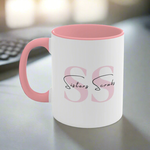 mug, 11 oz mug, coffee mug, healthcare worker gifts, pink mug