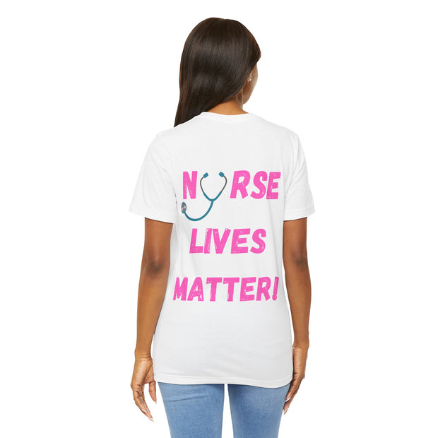 Nurse Lives Matter T-shirt- pink