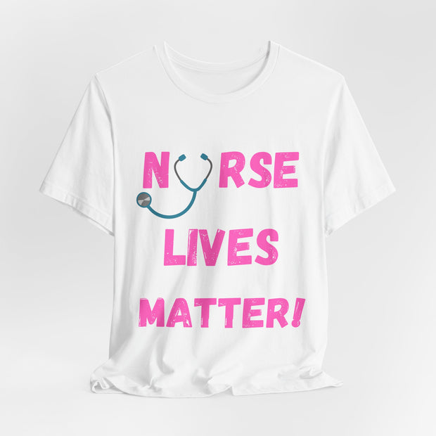 Nurse Lives Matter T-shirt- pink