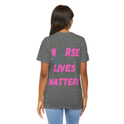 Nurse Lives Matter T-shirt- pink