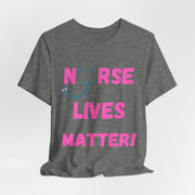 Nurse Lives Matter T-shirt- pink