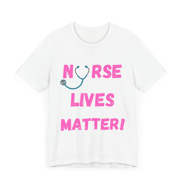 Nurse Lives Matter T-shirt- pink