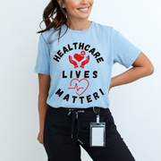 Healthcare Lives Matter T-shirt, blue