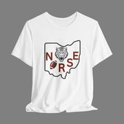 Cincinnati Ohio Nurse Football Tshirt - VanessaRae