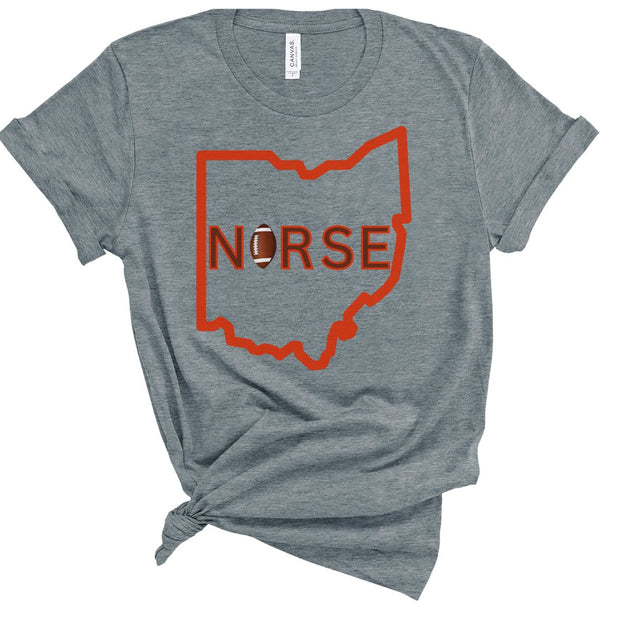 Cleveland Nurse football Tshirt - VanessaRae