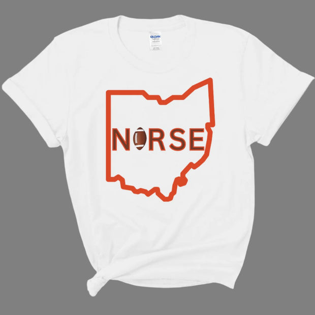 Cleveland Nurse football Tshirt - VanessaRae