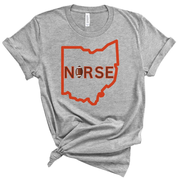 Cleveland Nurse football Tshirt - VanessaRae