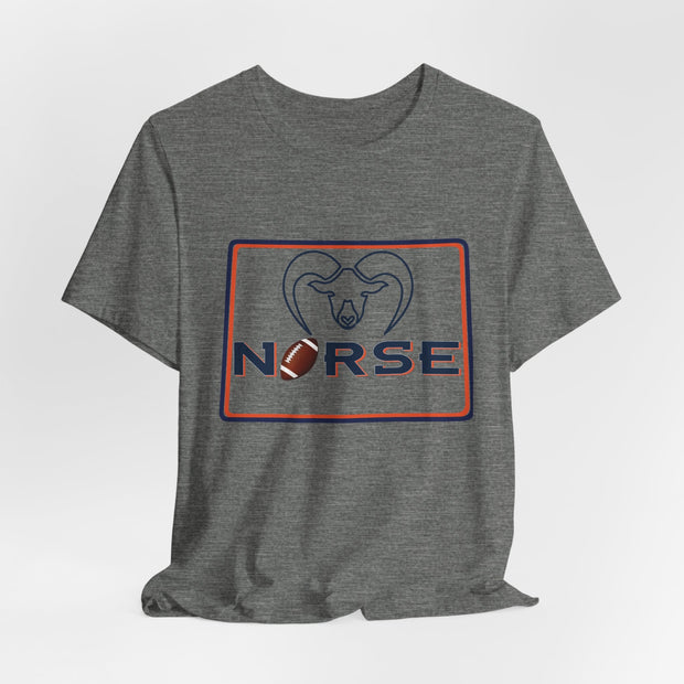 Colorado Nurse Football T-shirt - VanessaRae