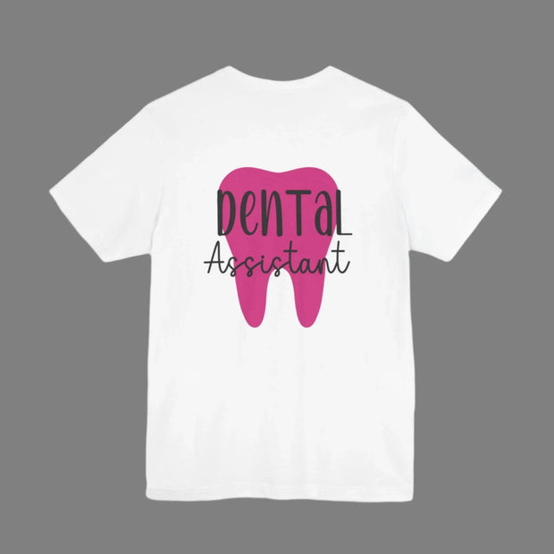 Dental Assistant Shirt - pink tooth - VanessaRae