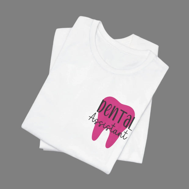 Dental Assistant Shirt - pink tooth - VanessaRae