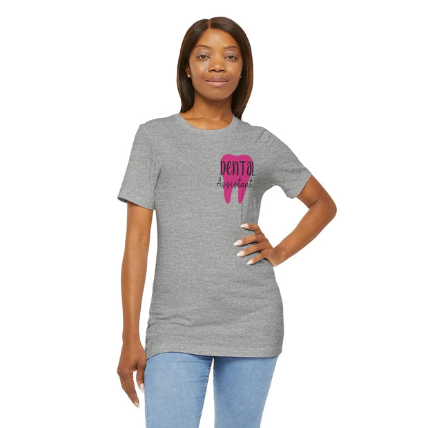 Dental Assistant Shirt - pink tooth - VanessaRae