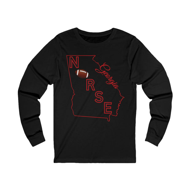 Georgia football nurse long sleeve - VanessaRae