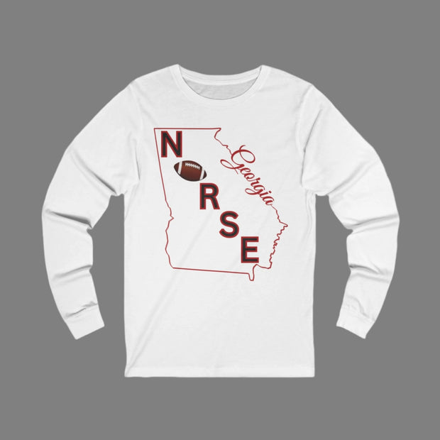 Georgia football nurse long sleeve - VanessaRae