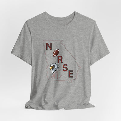 Georgia Nurse Football Tshirt - VanessaRae