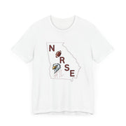 Georgia Nurse Football Tshirt - VanessaRae