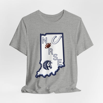 Indiana Nurse Football T-shirt - VanessaRae