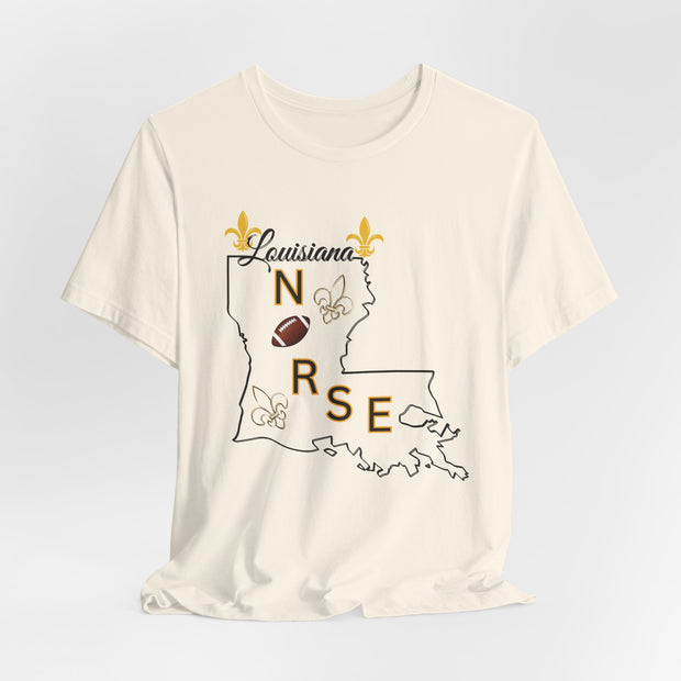 Louisiana Nurse Football T-shirt - VanessaRae