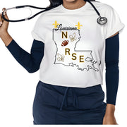 Louisiana Nurse Football T-shirt - VanessaRae