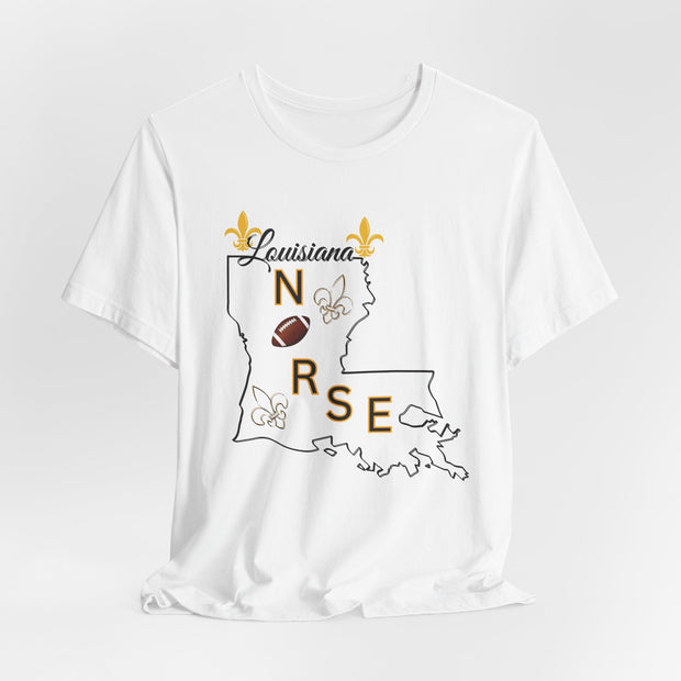 Louisiana Nurse Football T-shirt - VanessaRae