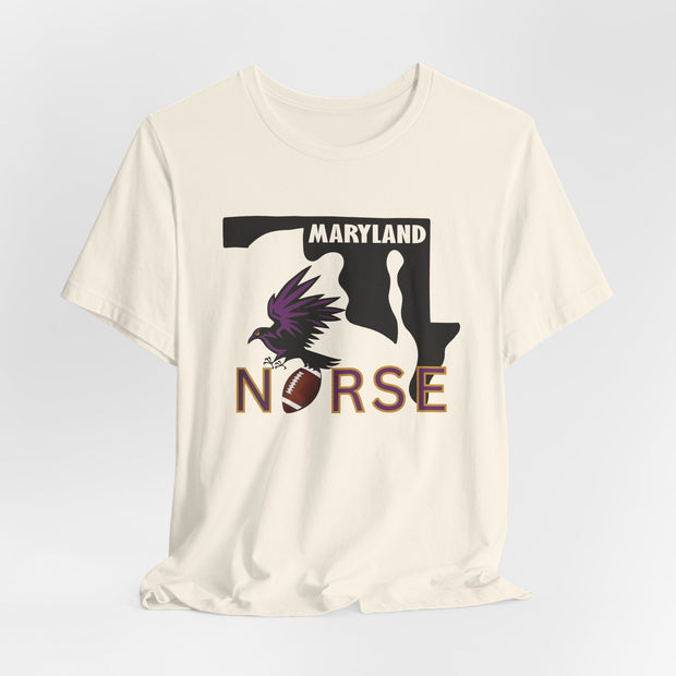 Maryland Nurse Football T-shirt - VanessaRae