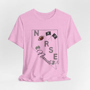 Nevada Nurse Football T-shirt - VanessaRae