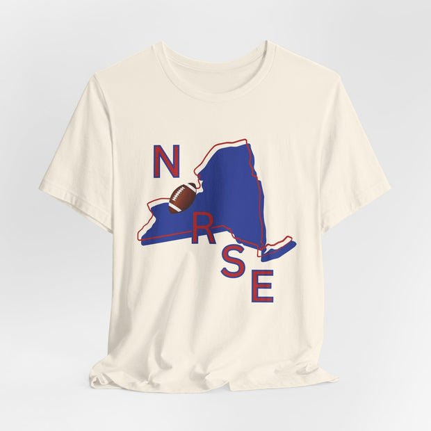 New York Nurse Football T-shirt - VanessaRae