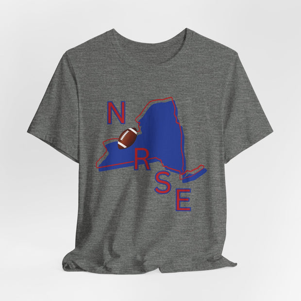 New York Nurse Football T-shirt - VanessaRae