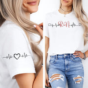 Nurse shirt, ekg shirt, tattoed sleeves - VanessaRae