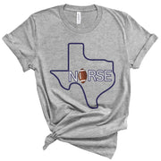 Texas Nurse Football Tshirt - VanessaRae