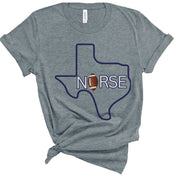 Texas Nurse Football Tshirt - VanessaRae